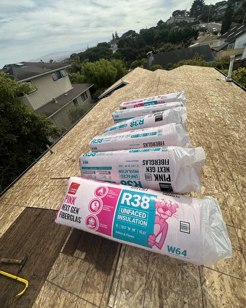 Insulation retrofit by Premier Roofing & Retro-Fit