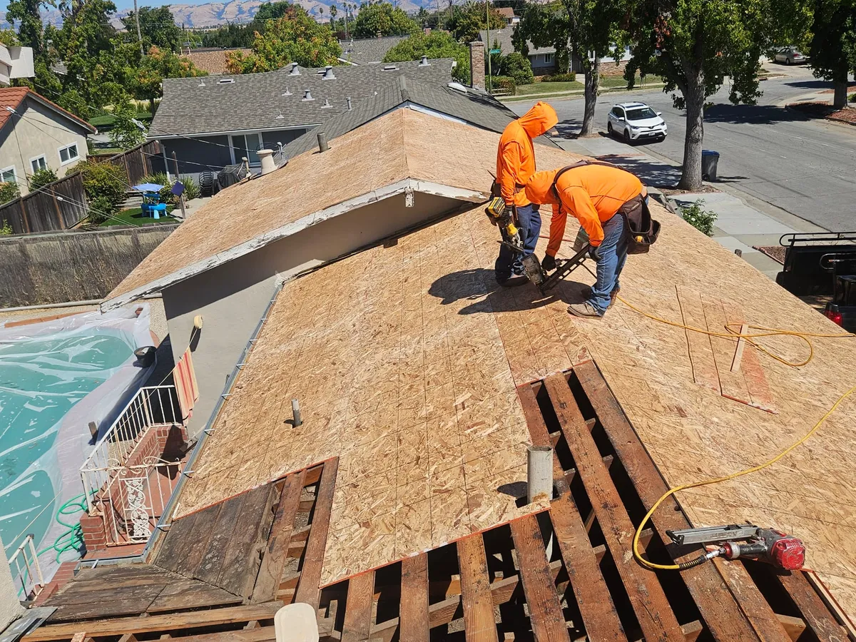 Roof installation crew by Premier Roofing & Retro-Fit